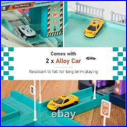 Quality Car Parking Garage Toy Race Tracks Car Ramp Set Toddler Car Games Gift