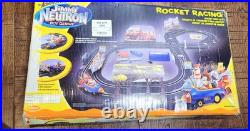 RARE 2002 Nickelodeon Jimmy Neutron Boy Genius Rocket Racing Slot Car Track Set RARE 2002 Nickelodeon Jimmy Neutron Boy Genius Rocket Racing Slot Car Track Set
