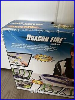 RARE! 2007 Hot Wheels Dragon Fire Track Set New In Box! (M1306) Includes 1 Car