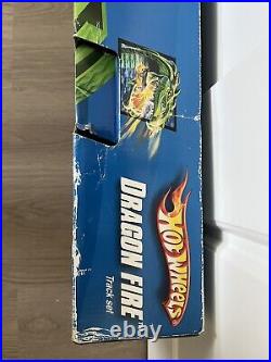 RARE! 2007 Hot Wheels Dragon Fire Track Set New In Box! (M1306) Includes 1 Car