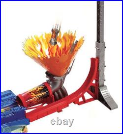 RARE Hot Wheels Sky Jump Motorized Track Set Dated 2011 #T7509 New In Sealed Box