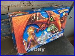 RARE NEW UNOPENED SEALED PKG HOT WHEELS 2006 TERRORDACTYL TRACK SET With 1 CAR