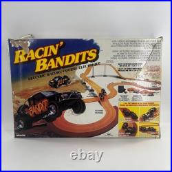 Racin' Bandits Slot Car Track Racing Set 99% Complete NO CARS Tyco 6219 HO Scale