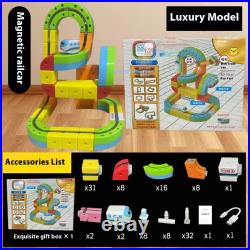Rail Cube Magnetic Monorail Toy Creative Track Building & Fun Play Set