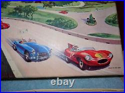 Rare ENGLAND VIP 1/32 Set A Figure 8 Model Roadways Metal Track Slot Car Set