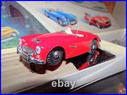 Rare ENGLAND VIP 1/32 Set A Figure 8 Model Roadways Metal Track Slot Car Set