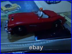 Rare ENGLAND VIP 1/32 Set A Figure 8 Model Roadways Metal Track Slot Car Set