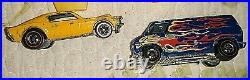 Rare Hot Wheels Mattel 1974 Cutoff Canyon Track Set Super Van + Mustang Stocker