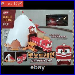 Robot Trains House Rail Set ALF Robot Train Track Playset Toy Korean Animation