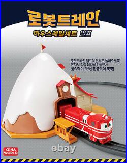 Robot Trains House Rail Set ALF Robot Train Track Playset Toy Korean Animation