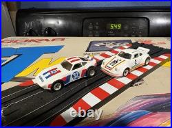 Rokar / Amrac / Life-Like Datsun 240Z & Porsche Valliant Ho Slot Cars SET NICE