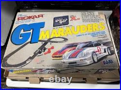 Rokar / Amrac / Life-Like Datsun 240Z & Porsche Valliant Ho Slot Cars SET NICE