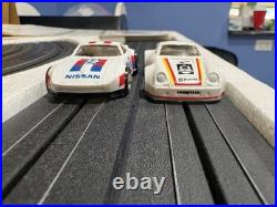 Rokar / Amrac / Life-Like Datsun 240Z & Porsche Valliant Ho Slot Cars SET NICE