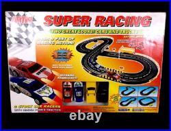 SEALED vintage Artin Super Racing Slot Car Race Track Set NOS NIB MIB toy rare