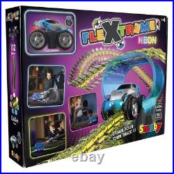 SMOBY Flextreme Neon Car Track with Car Starter Set