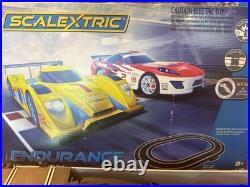 Scalextric 1/32 slot car track HUGE SET SEE ALL PHOTOS