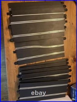 Scalextric 1/32 slot car track HUGE SET SEE ALL PHOTOS