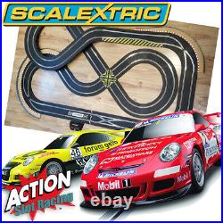 Scalextric 132 Figure-Of-Eight Layout Digital Set ARC Pro With Cars