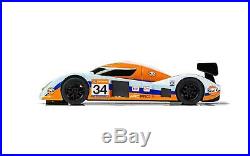 Scalextric C1384T Gulf Racing Set Gulf LMP vs GT Gulf 1/32 Slot Car / Track Set