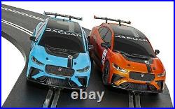 Scalextric C1401 I-Pace Challenge Jaguar Blue vs Orange 132 Slot Car /Track Set