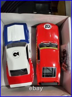 Scalextric C1449T Muscle Car Mayhem Mustang vs Camaro 132 Slot Car Track Set
