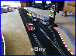 Scalextric Digital Advanced Layout with Pit Lane & Game & 4 Digital Cars Set