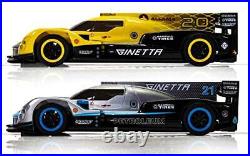 Scalextric Ginetta Racers 132 Analog Slot Car Race Track Set C1412T Yellow Si