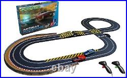 Scalextric Set C1405 American Police Chase Full Sized Car/Track STUNT Set