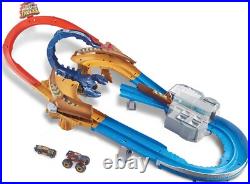 Scorpion Sting Raceway Track Set with Monster Truck & Car Thrilling Fun