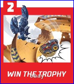 Scorpion Sting Raceway Track Set with Monster Truck & Car Thrilling Fun