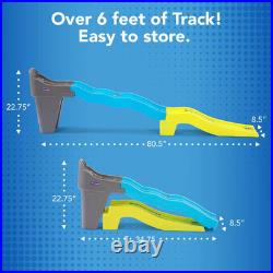 Simplay3 Toy Car Racing Set Fast Track Downhill Raceway Indoor Outdoor Durable