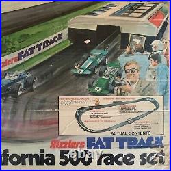 Sizzlers Fat Track California 500 Race Set 1970 Complete Parts No Cars