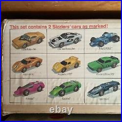 Sizzlers Fat Track California 500 Race Set 1970 Complete Parts No Cars