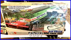 Sizzlers Fat Track California 500 race set with2 Cars 1970