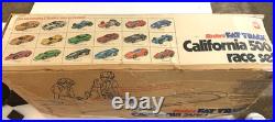 Sizzlers Fat Track California 500 race set with2 Cars 1970