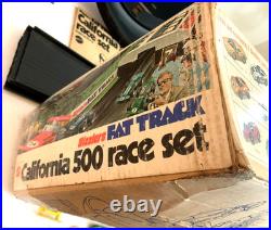 Sizzlers Fat Track California 500 race set with2 Cars 1970