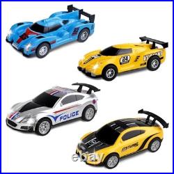 Slot Car Race Track Set, 19ft Electric Track with LED Lights and with LED lights
