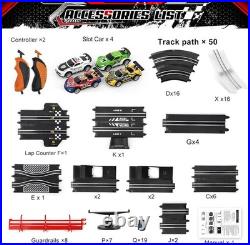 Slot Car Race Track Set Electric Powered Race Track Dual Racing Car Track Set Slot Car Race Track Set Electric Powered Race Track Dual Racing Car Track Set