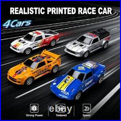 Slot Car Race Track Set Electric Powered Race Track Dual Racing Car Track Set