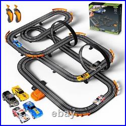Slot Car Race Track Set Electric or Battery Powered Racing Car Track for Kids Slot Car Race Track Set Electric or Battery Powered Racing Car Track for Kids
