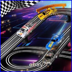 Slot Car Race Track Set Electric or Battery Powered Racing Car Track for Kids Slot Car Race Track Set Electric or Battery Powered Racing Car Track for Kids