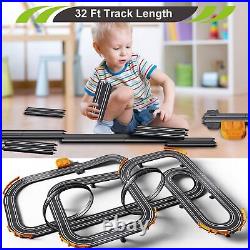 Slot Car Race Track Set Electric or Battery Powered Racing Car Track for Kids