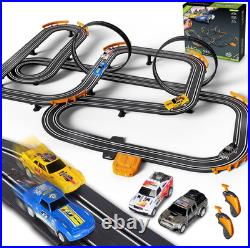 Slot Car Race Track Set Electric or Battery Powered Racing Car Track for Kids Bo Slot Car Race Track Set Electric or Battery Powered Racing Car Track for Kids Bo