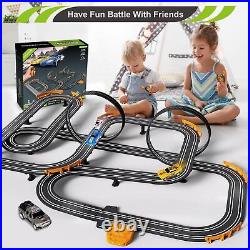 Slot Car Race Track Set Electric or Battery Powered Racing for