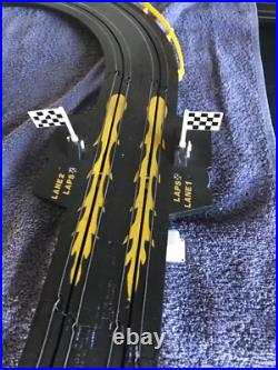 Slot Car Race Track Set. With Two Running Cars Complete Machron Works