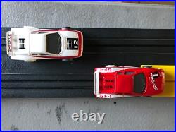 Slot Car Race Track Set. With Two Running Cars Complete Machron Works
