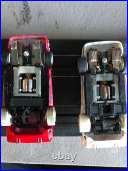 Slot Car Race Track Set. With Two Running Cars Complete Machron Works