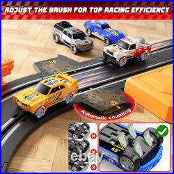 Slot Car Race Track Set for Kids 29Ft Electric Race Car Track with 4 Slot Cars
