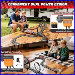 Slot Car Race Track Set for Kids 29Ft Electric Race Car Track with 4 Slot Cars
