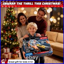 Slot Car Race Track Set for Kids 29Ft Electric Race Car Track with 4 Slot Cars